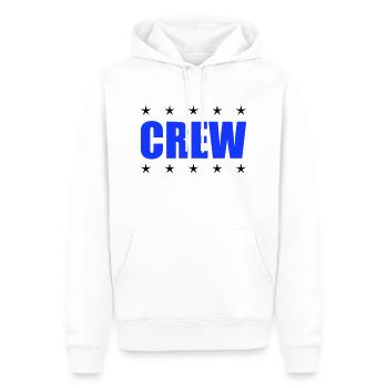 équipage - Sweat à capuche Premium bio Homme - blanc - Devant - Nico (187cm)