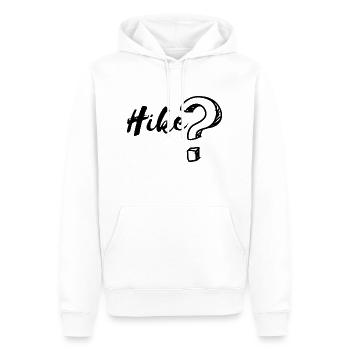 Hike - Männer Premium Bio Hoodie - Weiß - Vorne - Nico (187cm)