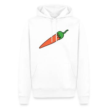Chilli - Männer Premium Bio Hoodie - Weiß - Vorne - Nico (187cm)