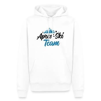 apres ski team - Männer Premium Bio Hoodie - Weiß - Vorne - Nico (187cm)