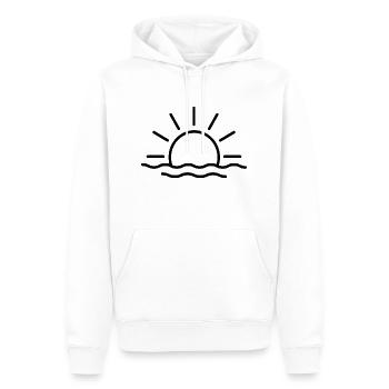 Summer | Sonne | Urlaub Motiv - Männer Premium Bio Hoodie - Weiß - Vorne - Nico (187cm)
