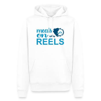 Angeln - Männer Premium Bio Hoodie - Weiß - Vorne - Nico (187cm)