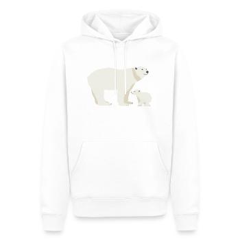 Wildtiere - Männer Premium Bio Hoodie - Weiß - Vorne - Nico (187cm)