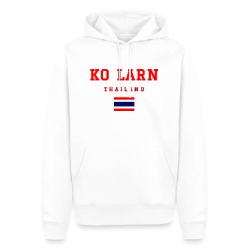 Ko Larn, Thaïlande - Sweat à capuche Premium bio Homme - blanc - Devant - Nico (187cm)
