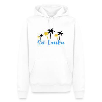 sri lanka 1 - Männer Premium Bio Hoodie - Weiß - Vorne - Nico (187cm)