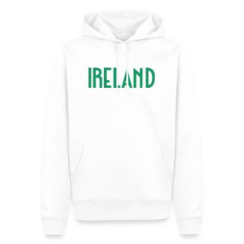Irland - Männer Premium Bio Hoodie - Weiß - Vorne - Nico (187cm)
