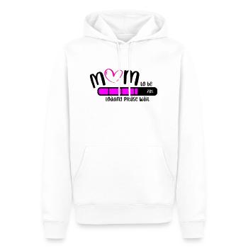 Mom Loading - Männer Premium Bio Hoodie - Weiß - Vorne - Nico (187cm)