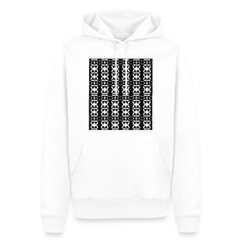 Excellence - Sweat à capuche Premium bio Homme - blanc - Devant - Nico (187cm)