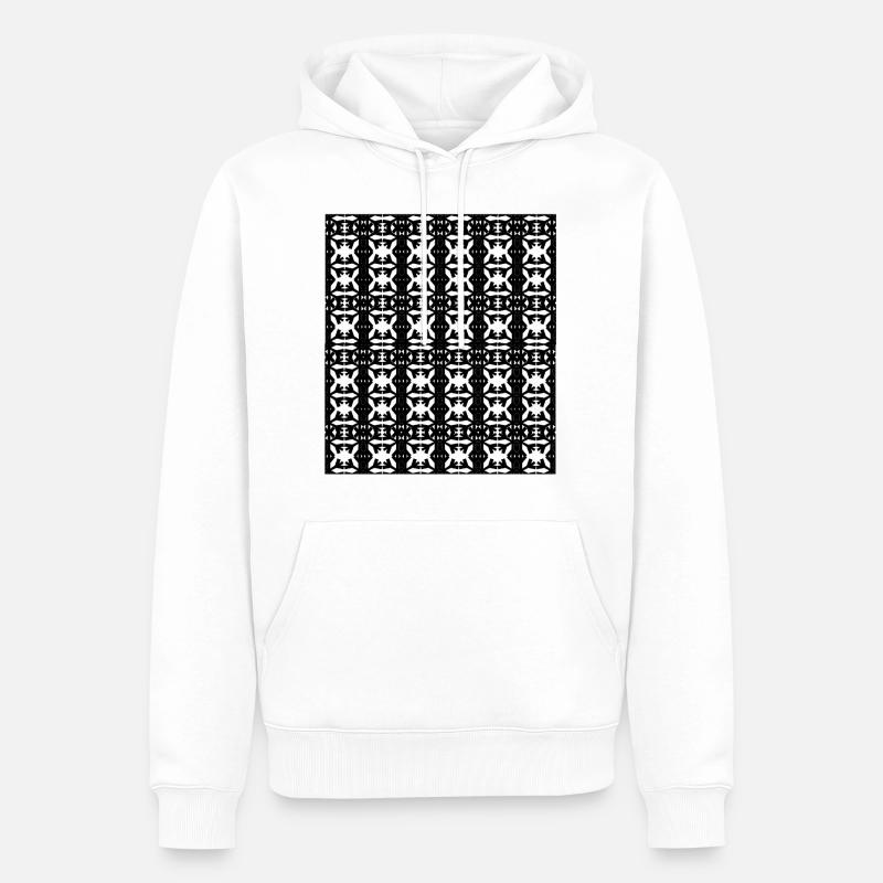 Excellence - Sweat à capuche Premium bio Homme - blanc