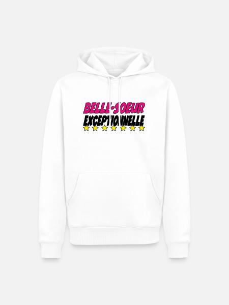 Belle Soeur exceptionnelle - Sweat à capuche Premium bio Homme - blanc
