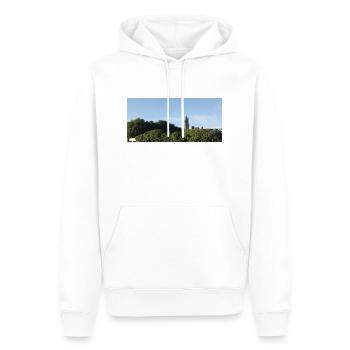 Vue du palais de justice de Sligo, Irlande. - Sweat à capuche Premium bio Homme - blanc - Devant - Nico (187cm)