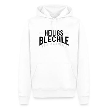 Heiligs Blechle - Männer Premium Bio Hoodie - Weiß - Vorne - Nico (187cm)