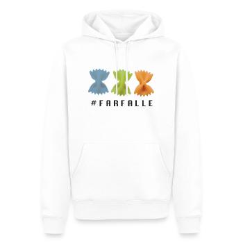 Farfalle - Männer Premium Bio Hoodie - Weiß - Vorne - Nico (187cm)
