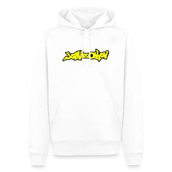 Kai - Männer Premium Bio Hoodie - Weiß - Vorne - Nico (187cm)