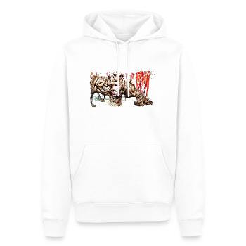 The Beast Within - Männer Premium Bio Hoodie - Weiß - Vorne - Nico (187cm)