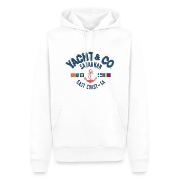 Yacht Co Savannah Ostküste GA blc - Männer Premium Bio Hoodie - Weiß - Vorne - Nico (187cm)