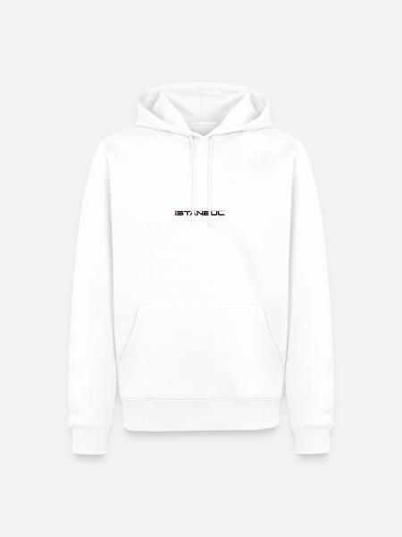 Istanbul - Männer Premium Bio Hoodie - Weiß