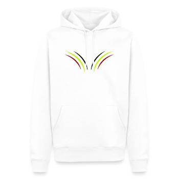 krallen belgien - Männer Premium Bio Hoodie - Weiß - Vorne - Nico (187cm)