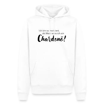Je suis un Chardonö - Sweat à capuche Premium bio Homme - blanc - Devant - Nico (187cm)