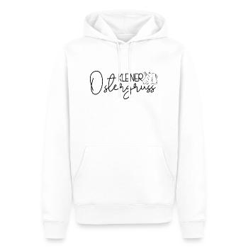 Kleiner Ostergruß 🐰🌸 - Männer Premium Bio Hoodie - Weiß - Vorne - Nico (187cm)
