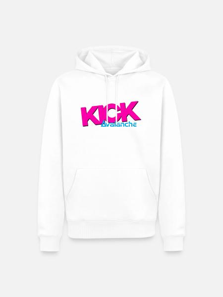 kick avalanche - Men’s Premium Organic Hoodie - white