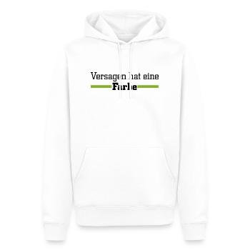 Versagen hat eine Farbe - Grün - Männer Premium Bio Hoodie - Weiß - Vorne - Nico (187cm)