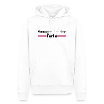 Versagen hat eine Farbe - Pink - Männer Premium Bio Hoodie - Weiß - Vorne - Nico (187cm)