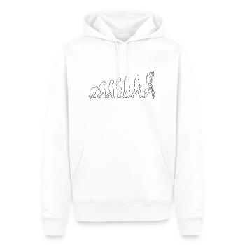 Artisan Mécanicien Artisan Tournevis - Sweat à capuche Premium bio Homme - blanc - Devant - Nico (187cm)