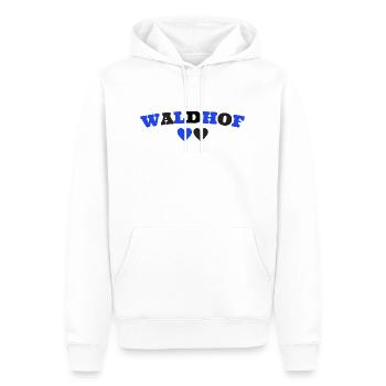 Waldhof Mannheim Herz - Männer Premium Bio Hoodie - Weiß - Vorne - Nico (187cm)