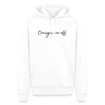 Les oranges sont éteintes. - Sweat à capuche Premium bio Homme - blanc - Devant - Nico (187cm)