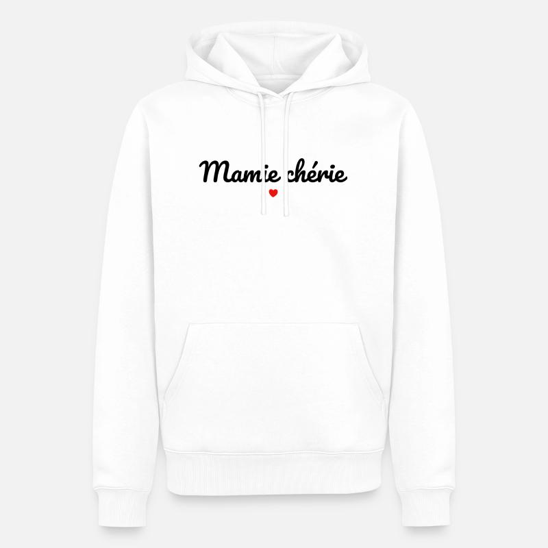 Geliebte Mutter - Männer Premium Bio Hoodie - Weiß