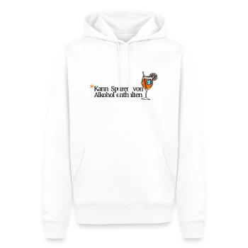 Alkohol Party Shirt - Männer Premium Bio Hoodie - Weiß - Vorne - Nico (187cm)