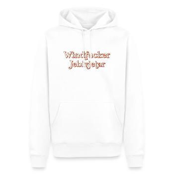 Bosnisch fraza Wind fucker LZN Izet Rukfas Combe - Männer Premium Bio Hoodie - Weiß - Vorne - Nico (187cm)