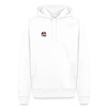 J’aime mon petit ami chaud - alors spls restez loin de moi - Sweat à capuche Premium bio Homme - blanc - Devant - Nico (187cm)