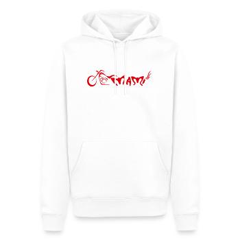 Rosalia Motomami - Männer Premium Bio Hoodie - Weiß - Vorne - Nico (187cm)