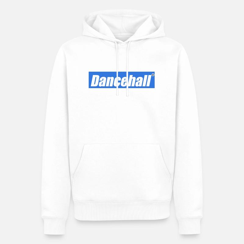 Dancehall Sat - Kreyol Sat - Sweat à capuche Premium bio Homme - blanc