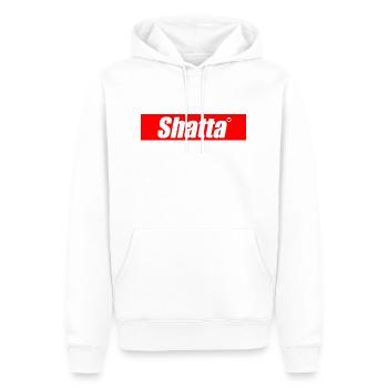 Shatta - Kreyol Sat - Männer Premium Bio Hoodie - Weiß - Vorne - Nico (187cm)