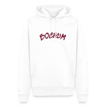 Bochum - Deutschland - Germany - Ruhrpott - Männer Premium Bio Hoodie - Weiß - Vorne - Nico (187cm)