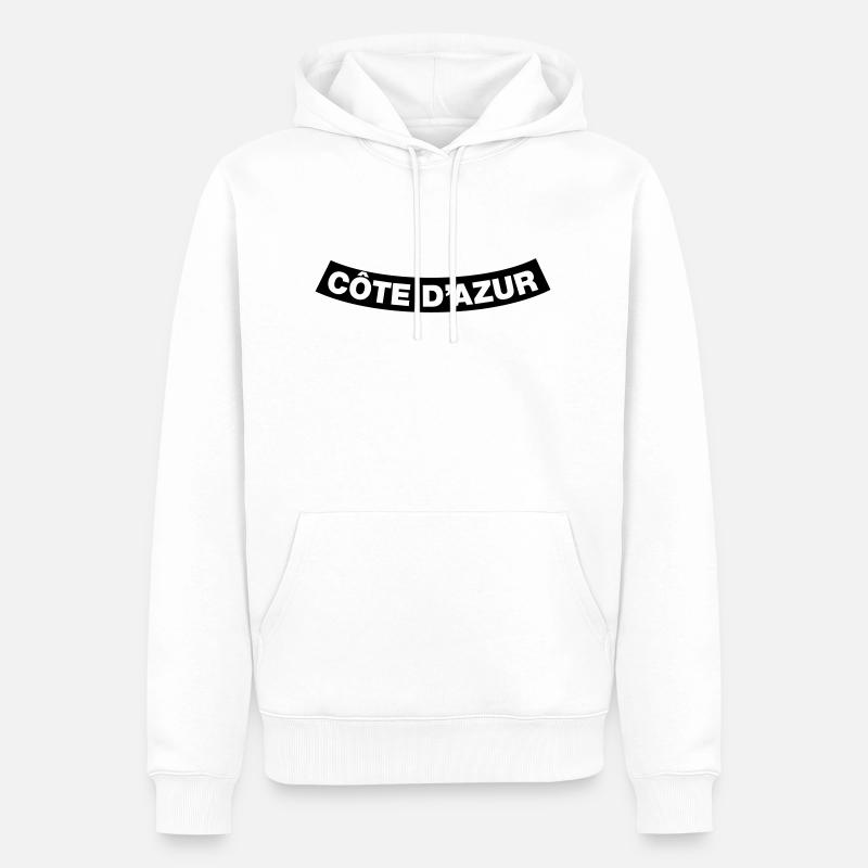 Côte D’Azur Chapter Element 1C (JGA MC-Rocker) - Männer Premium Bio Hoodie - Weiß