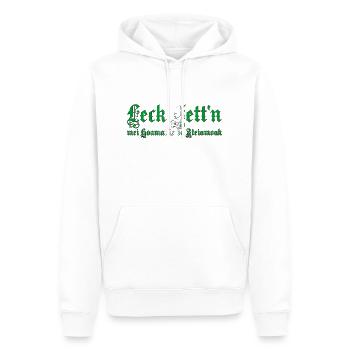 leck fett´n steiermark - Männer Premium Bio Hoodie - Weiß - Vorne - Nico (187cm)