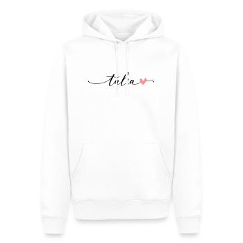 Talia Name Kalligrafie Schrift - Männer Premium Bio Hoodie - Weiß - Vorne - Nico (187cm)