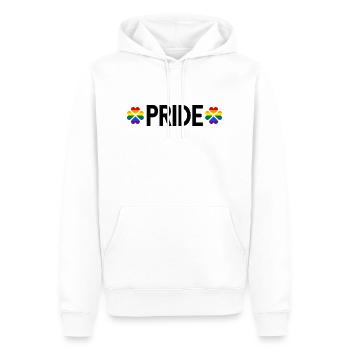 LGBTQ Pride Month pride Regenbogen - Männer Premium Bio Hoodie - Weiß - Vorne - Nico (187cm)