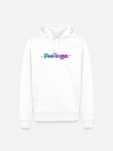 Cold Feelings - Männer Premium Bio Hoodie - Weiß