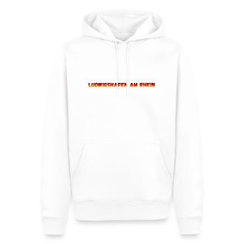 Ludwigshafen am Rhein - Männer Premium Bio Hoodie - Weiß - Vorne - Nico (187cm)