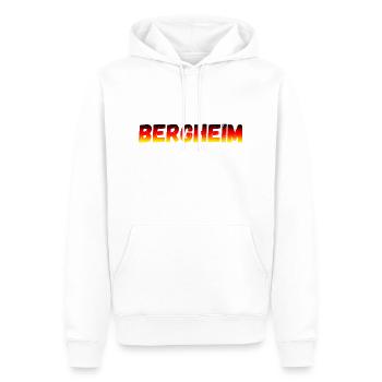 Bergheim - Sweat à capuche Premium bio Homme - blanc - Devant - Nico (187cm)