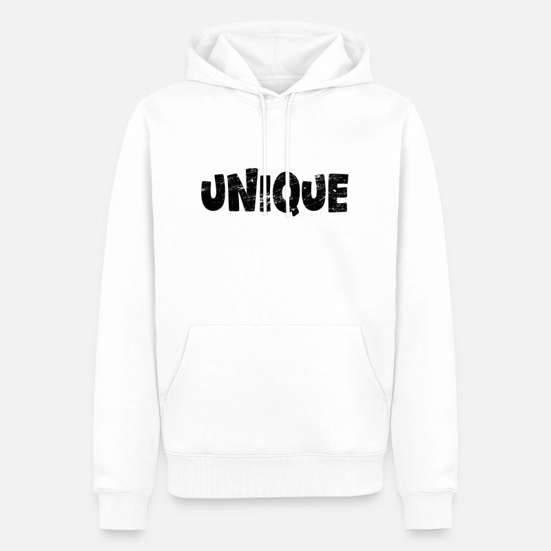 Édition limitée unique - Sweat à capuche Premium bio Homme - blanc