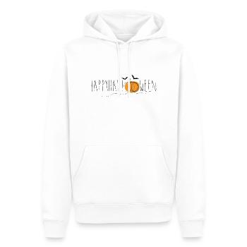 Happy Halloween - Motiv 3 - Männer Premium Bio Hoodie - Weiß - Vorne - Nico (187cm)