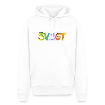 sms chat language fortifications english three 3 three - Men’s Premium Organic Hoodie - white - Front - Nico (187cm)