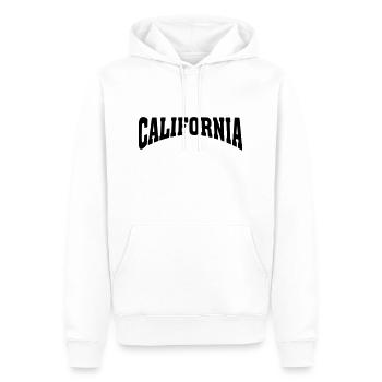 Californie 2 - Sweat à capuche Premium bio Homme - blanc - Devant - Nico (187cm)