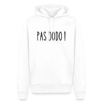 pas dodo - Sweat à capuche Premium bio Homme - blanc - Devant - Nico (187cm)